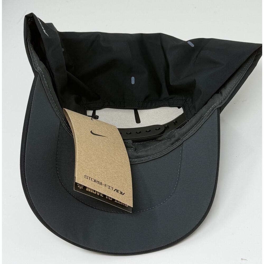 Nike Storm Fit ADV Club Structured AeroBill Cap Black M/L Mens FJ6205 010 NWT - Picture 7 of 7